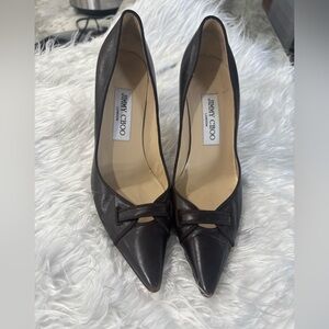 Jimmy Choo brown Leather Women's Shoes, Size:37